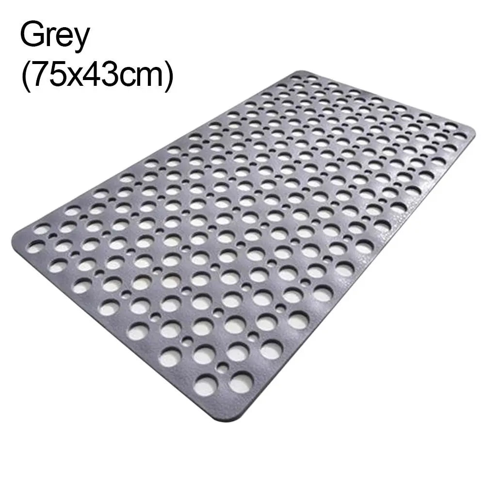 Non-Slip Shower & Tub Mat, Quick Drain, Strong Grip