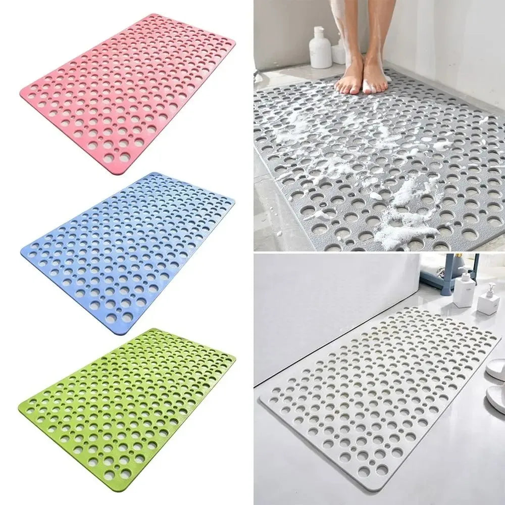 Non-Slip Shower & Tub Mat, Quick Drain, Strong Grip