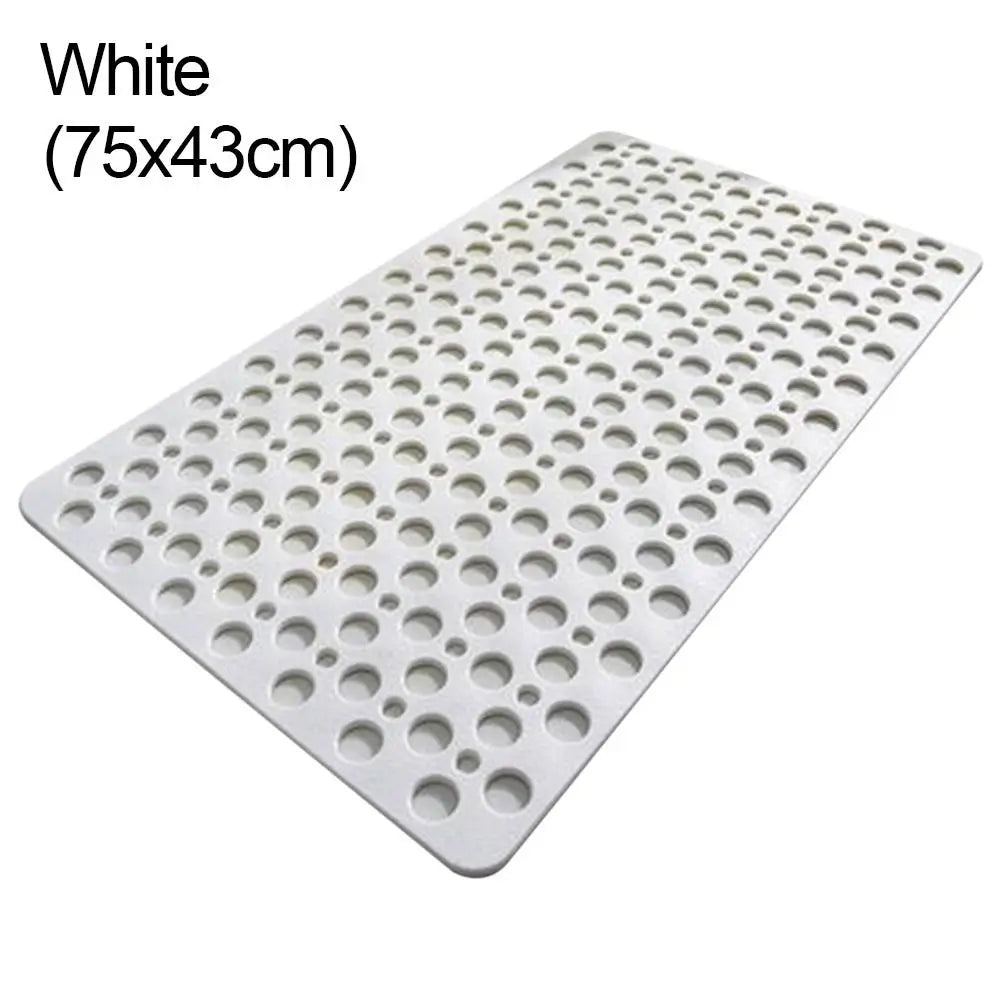 Non-Slip Shower & Tub Mat, Quick Drain, Strong Grip